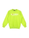 Zu+elements Man Sweatshirt Lime Green Size 10 Cotton, Elastane