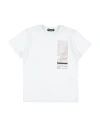 Zu+elements Man T-shirt White Size 18 Cotton, Elastane