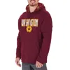 Zubaz Nfl Washington Football Team Viper Print Hoodie In Maroon In Multi