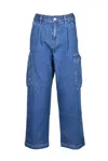 Zucca Cargo Jeans - Blue In Blue