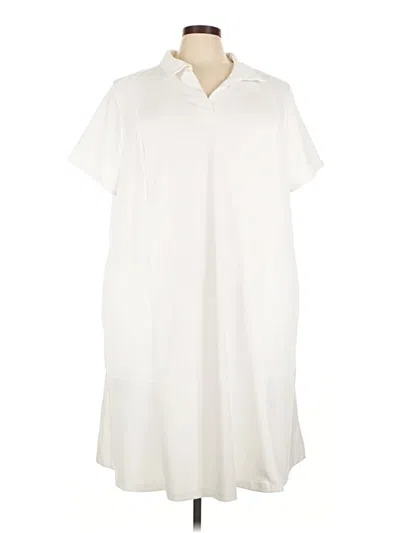 Pre-owned Zuda Casual Dress In White