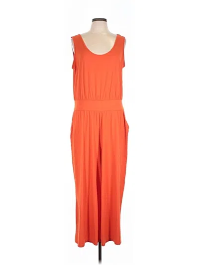 Pre-owned Zuda Jumpsuit In Orange