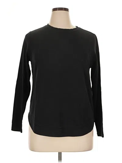 Pre-owned Zuda Long Sleeve T-shirt In Black