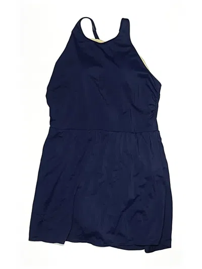 Pre-owned Zuda Swimsuit Cover Up In Blue