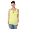 Zuelements Yellow Viscose Tops & T-shirt In Yellow