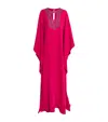 Zuhair Murad Cady Beaded Kaftan Maxi Dress In Pink