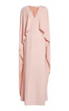 Zuhair Murad Charm-detailed Cady Maxi Dress In Pink
