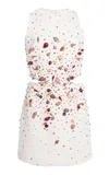 Zuhair Murad Cutout Beaded Mini Dress In Multi