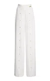 Zuhair Murad Cutout Detailed Wide-legtrousers In White