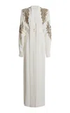 Zuhair Murad Embellished Cady Long Coat