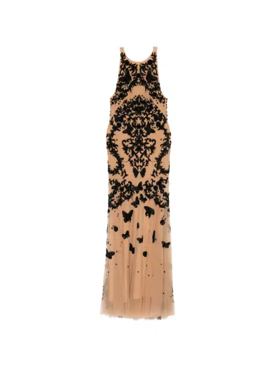 Zuhair Murad Embellished Tulle Gown In Black