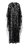 Zuhair Murad Embroidered Kaftan In Black