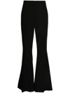 Zuhair Murad High-waisted Flared Trousers In Black