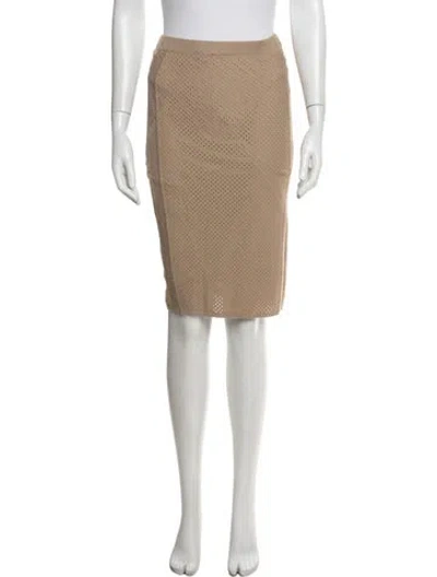 Pre-owned Zuhair Murad Midi Length Skirt In Neutral