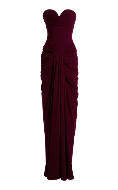 Zuhair Murad Moda Operandi In Burgundy