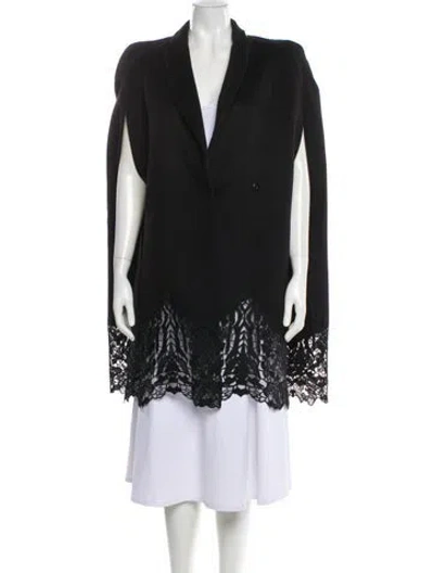 Pre-owned Zuhair Murad Silk Coat In Black