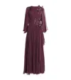 Zuhair Murad Silk Crystal-embellished Gown In Purple