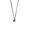 Zula Jewelry + Design Women's Black / Silver Moon Waxing Necklace In Multi
