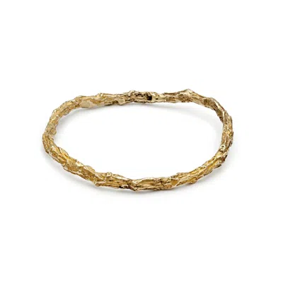 Zula Jewelry + Design Women's Gold Vine Bangle Bracelet