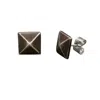 Zula Jewelry + Design Women's Grey / Silver Strength Shield Studs