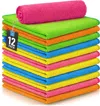 ZULAY KITCHEN 12 PACK HIGHLY ABSORBENT MICROFIBER CLEANING CLOTHS
