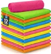 Zulay Kitchen 12 Pack Highly Absorbent Microfiber Cleaning Cloths