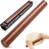 ZULAY KITCHEN 15.9 INCH PROFESSIONAL STAINLESS STEEL ROLLING PIN