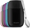 Zulay Kitchen 16oz Leakproof Double Lid Thermal Containers With Collapsible Spoon