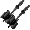 Zulay Kitchen 2 Pack Ground Beef Chopper Tool Hamburger Smasher Tool In Black