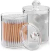 ZULAY KITCHEN 2 PACK QTIP HOLDER BATHROOM CANISTERS