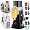 Zulay Kitchen 5 Blade Rotary Cheese Grater With Reinforced Suction In Multi