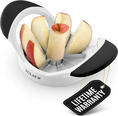 Zulay Kitchen Apple Corer And Slicer With 8 Sharp Blades In Black