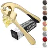 Zulay Kitchen Durable Garlic Masher With Soft, Easy To Squeeze Handle In Gold