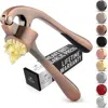 Zulay Kitchen Durable Garlic Masher With Soft, Easy To Squeeze Handle In Multi