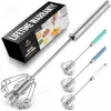 Zulay Kitchen Egg Beater Whisk In Silver