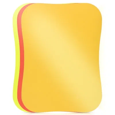 Zulay Kitchen Extra Thick Flexible Cutting Board Mats - Curved Edge In Yellow