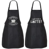 Zulay Kitchen Funny Aprons In Black