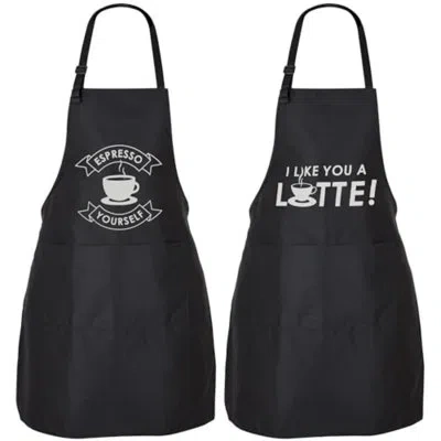 Zulay Kitchen Funny Aprons In Black