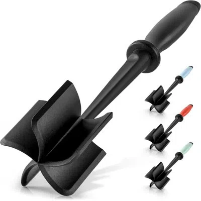 Zulay Kitchen Ground Meat Beef Chopper Hamburger Smasher Tool