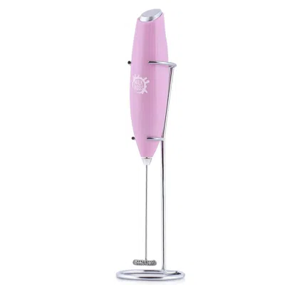 Zulay Kitchen Handheld Electric Milk Frother (batteries Included) In Pink