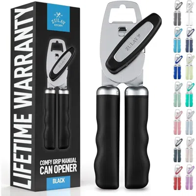 Zulay Kitchen Heavy Duty Stainless Steel Can Opener Manual With Bottle Opener In Multi