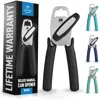 Zulay Kitchen Heavy Duty Stainless Steel Manual Can Opener Ergonomic Soft Grip Handles In Multi