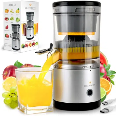Zulay Kitchen Juice Vortex Lemon And Orange Squeezer - Cordless Portable Juicer In Yellow