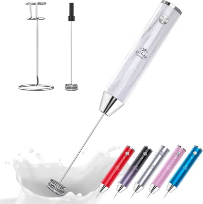 Zulay Kitchen Lux Rechargeable Milk Frother Handheld - Powerful 2-speed Motor, Fully Waterproof In Multi
