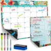 Zulay Kitchen Magnetic Dry Erase Calendar Whiteboard Kit In Multi