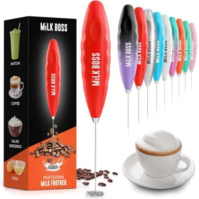 Zulay Kitchen Milk Boss Matcha Whisk - Handheld Electric Stirrer - Matcha Frother Wand & Drink Mixer In Multi