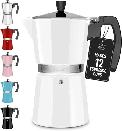 Zulay Kitchen Moka Pot Espresso Stovetop Coffee Maker 12 Cups