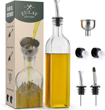 Zulay Kitchen Olive Oil Dispenser Bottle With Accessories In Multi
