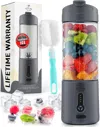 ZULAY KITCHEN PERSONAL PORTABLE SMOOTHIE BLENDER ON THE GO THAT CRUSH ICE