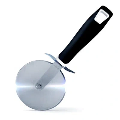 Zulay Kitchen Pizza Cutter Wheel Comfortable Grip Super Sharp Stainless Steel Pizza Wheel In Black